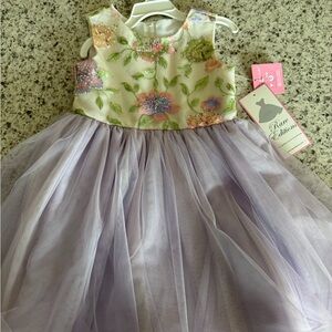 Rare Editions Lavender Garden Party Dress